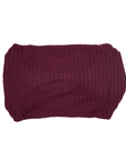 Wine Waffle Knit Headband- 5 styles