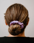 Lavender Satin Scrunchie- 3 Sizes