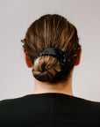 Black Satin Scrunchie- 3 Sizes