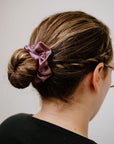 Mauve Satin Scrunchie- 3 Sizes