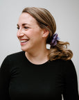 Lavender Satin Scrunchie- 3 Sizes