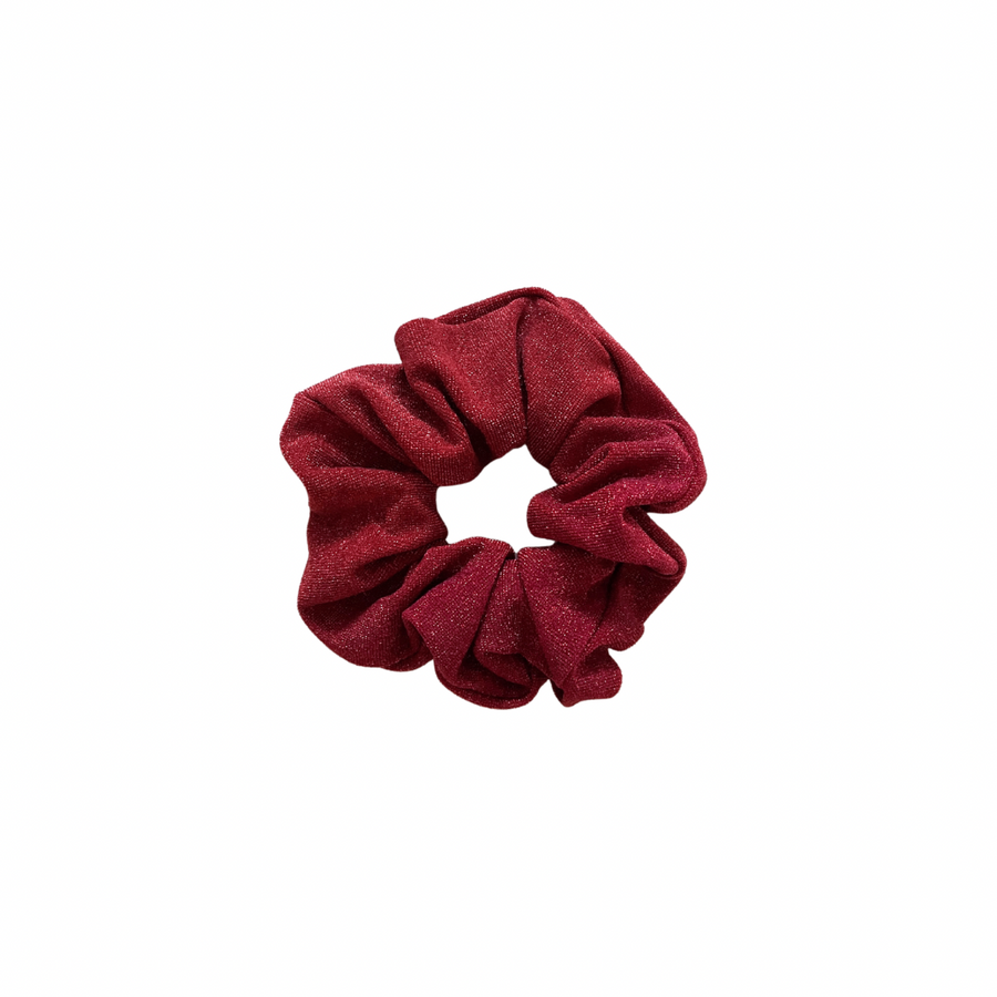 Red Sparkle Scrunchie