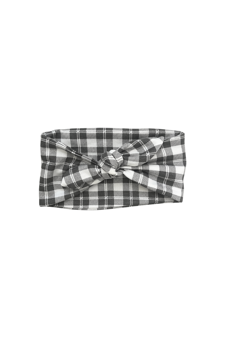 PREORDER: Gray Plaid Headband- 6 styles