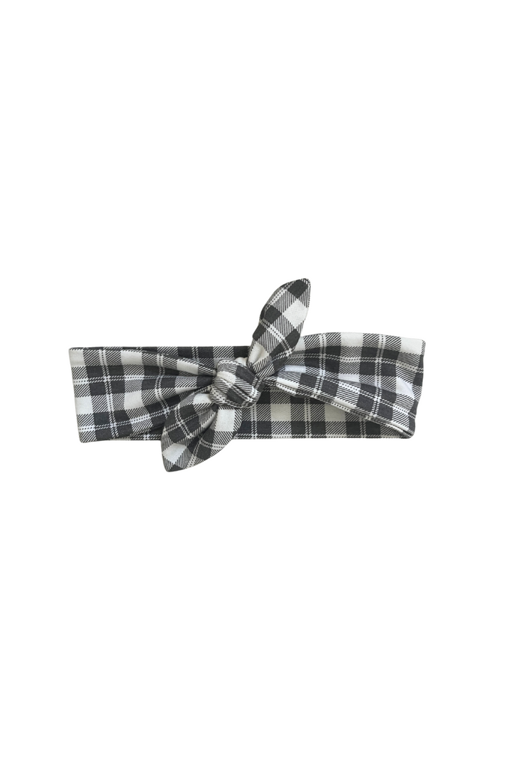 PREORDER: Gray Plaid Headband- 6 styles