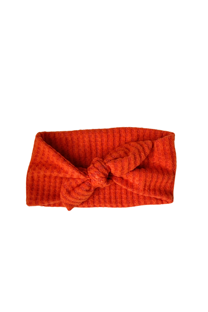 Orange Waffle Knit Headband- 6 styles