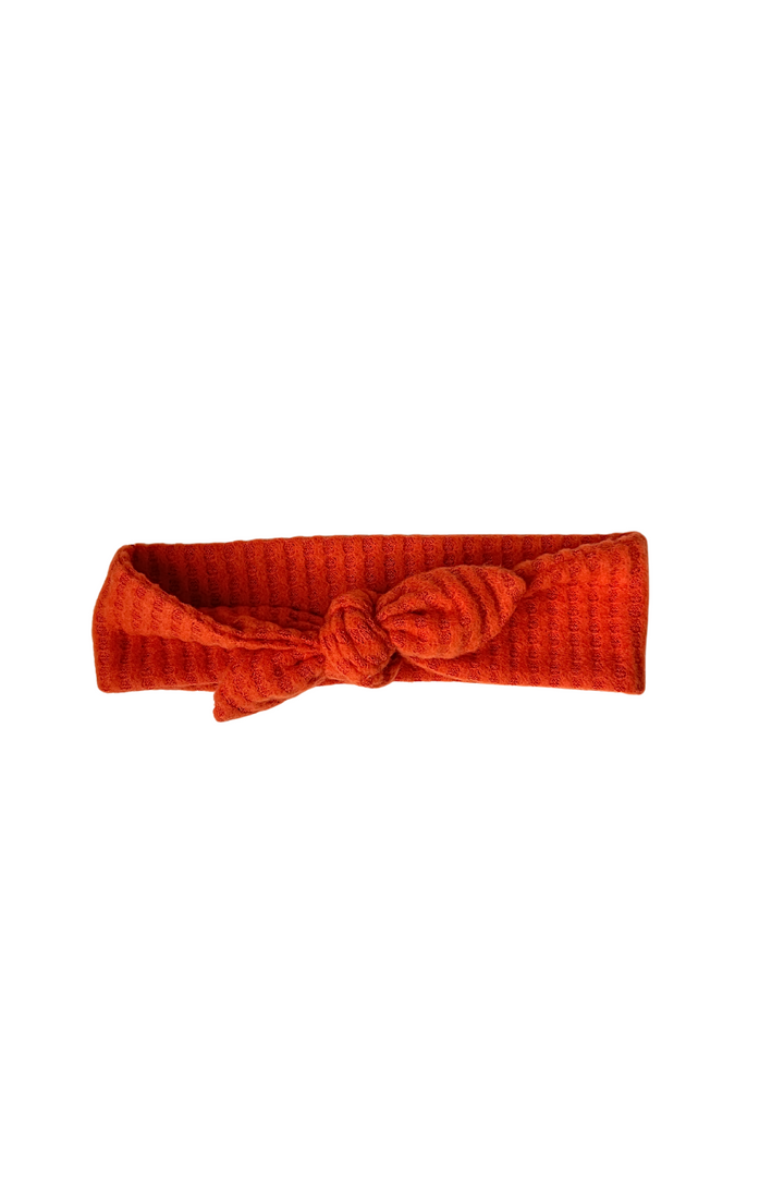 Orange Waffle Knit Headband- 6 styles