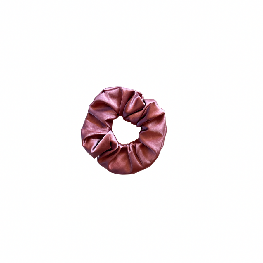 Mauve Satin Scrunchie- 3 Sizes