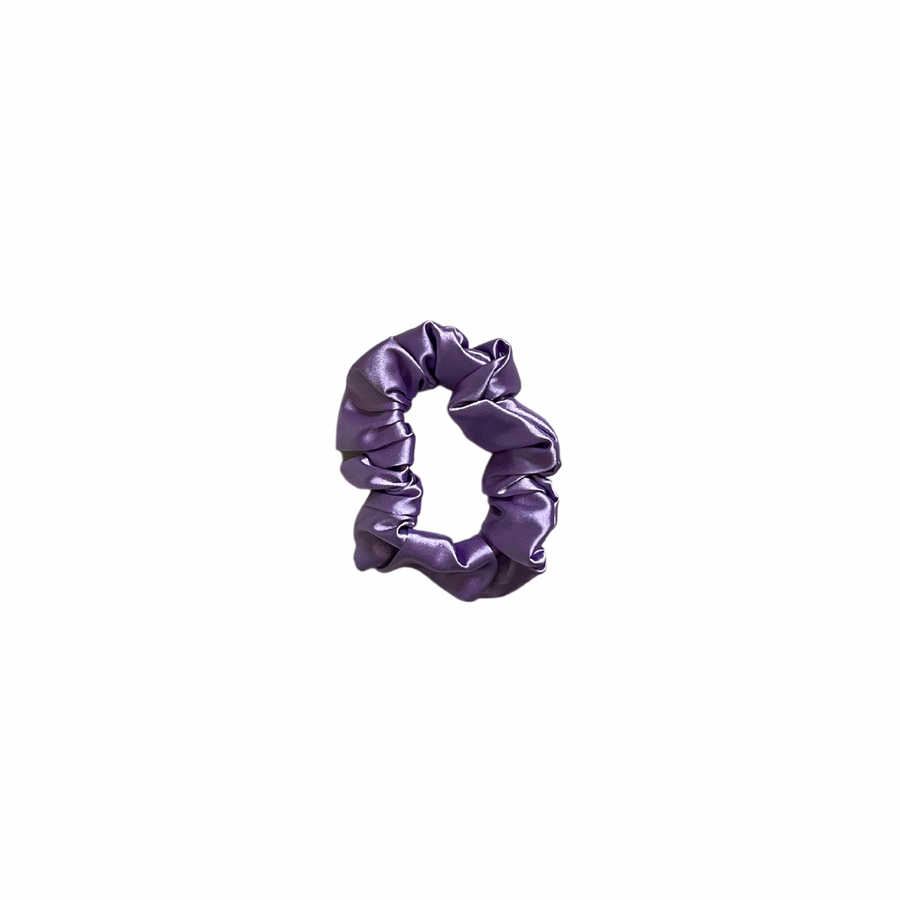 Lavender Satin Scrunchie- 3 Sizes