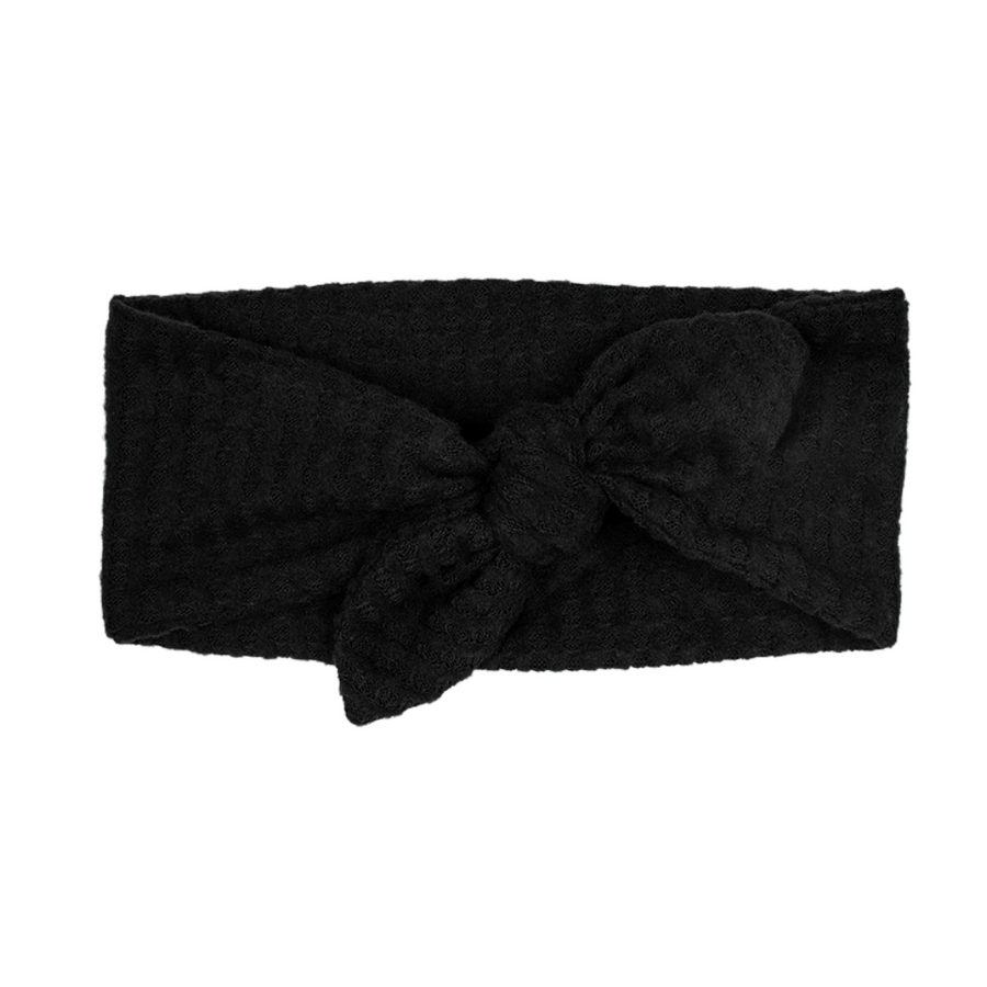 Black Waffle Knit Headband- 5 styles