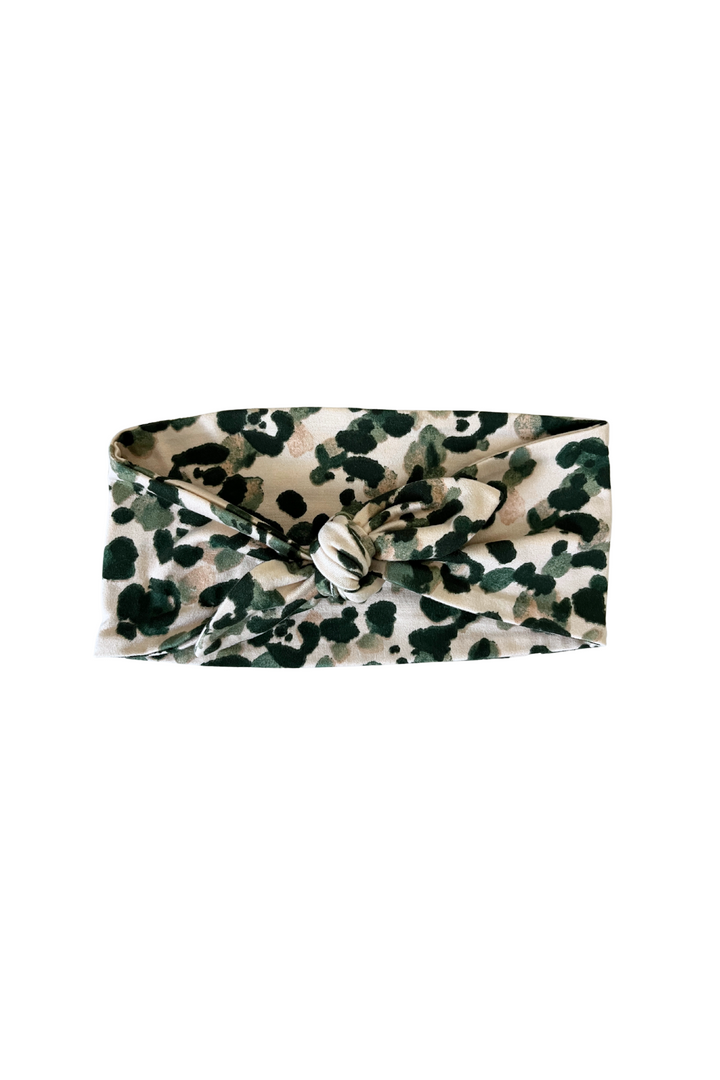 PREORDER: Green Painted Animal Print Headband- 6 styles