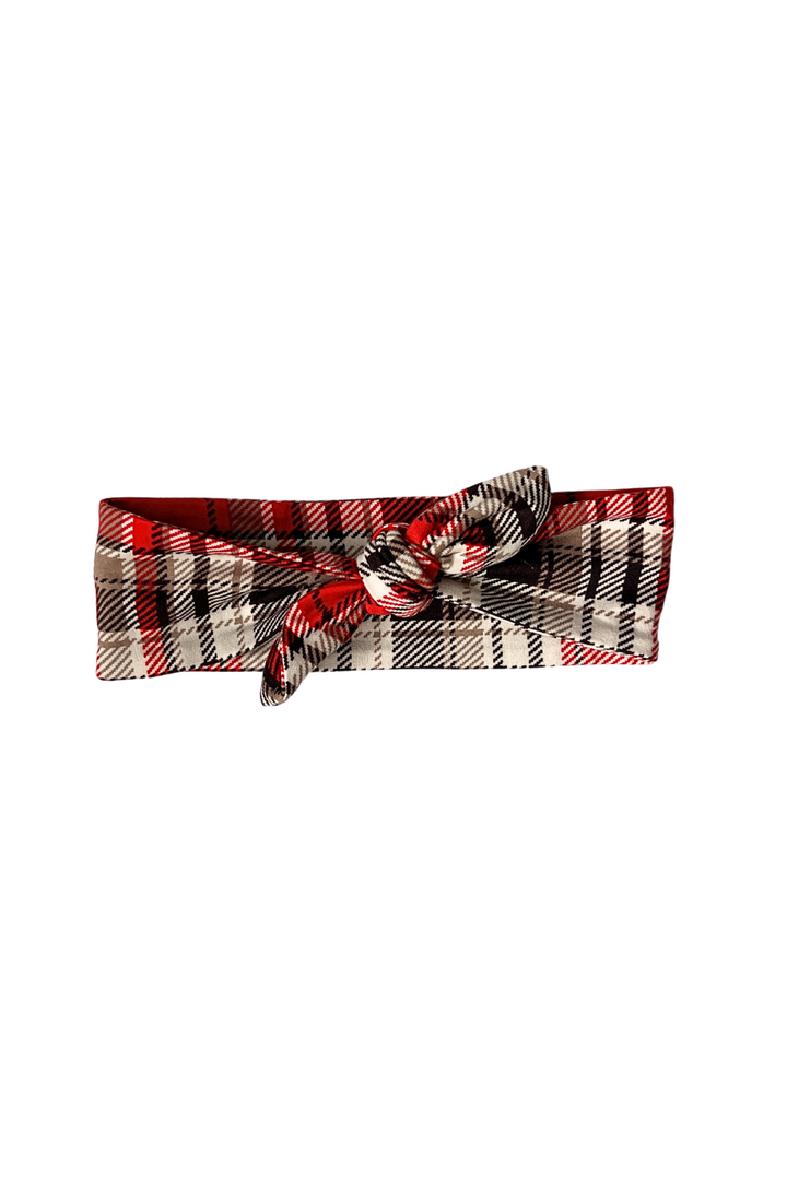 Harvest Plaid Knit Headband- 6 styles