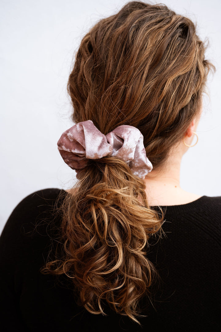 PREORDER: Mauve Velvet Scrunchie