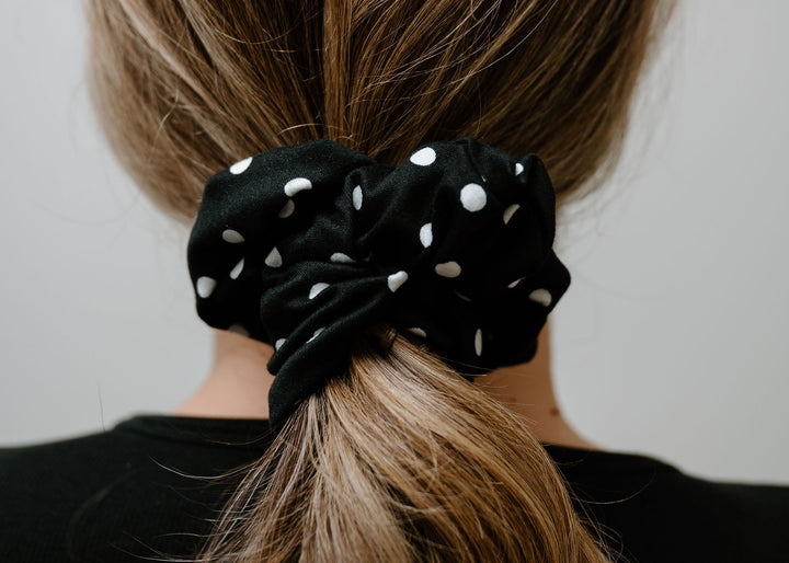 Polka Dot Scrunchie