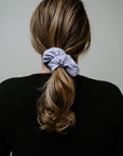 Lilac Ribbed Scrunchie