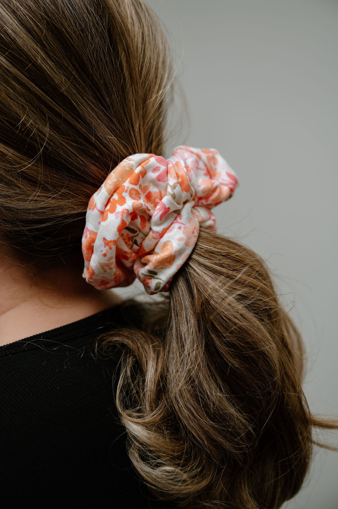 Allie Floral Scrunchie