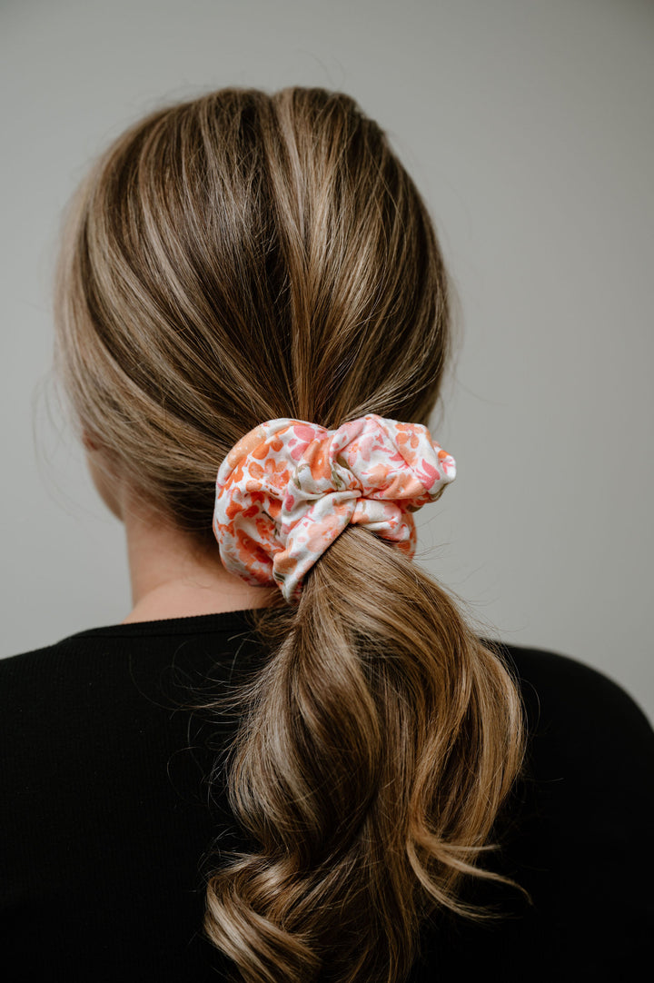 Allie Floral Scrunchie