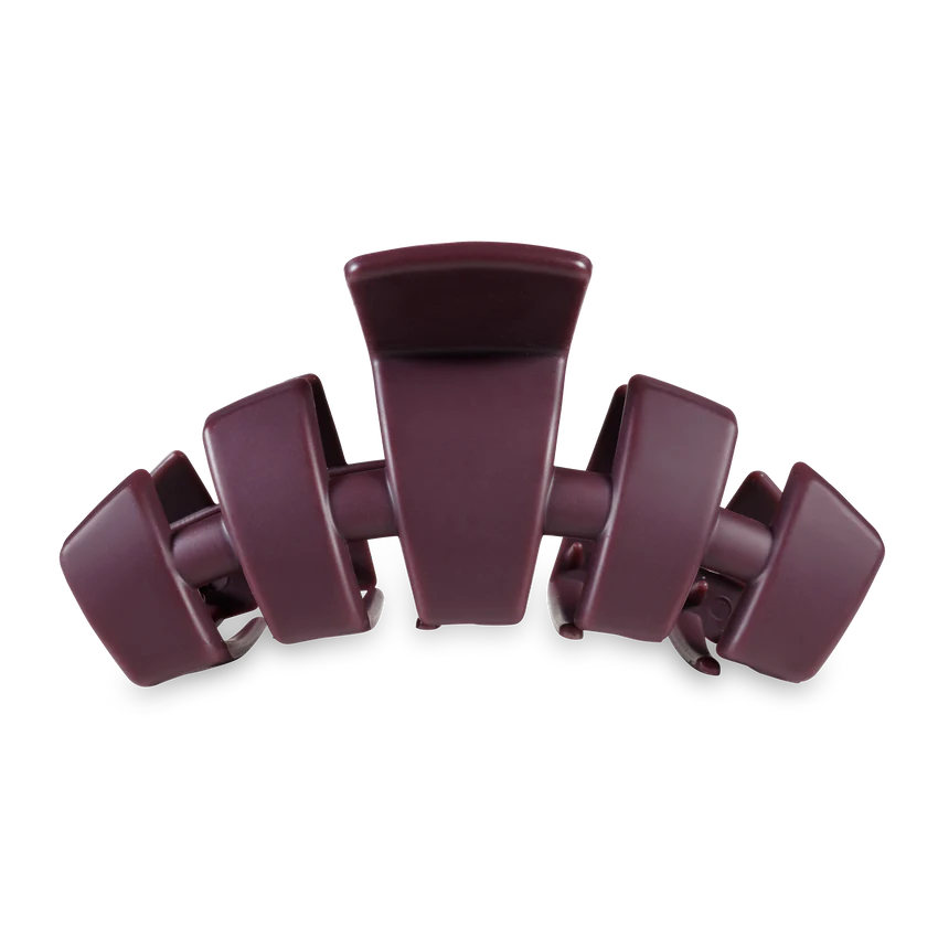 Wine Matte Hair Clip- 3 sizes