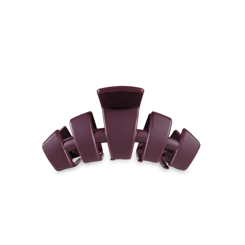 Wine Matte Hair Clip- 3 sizes