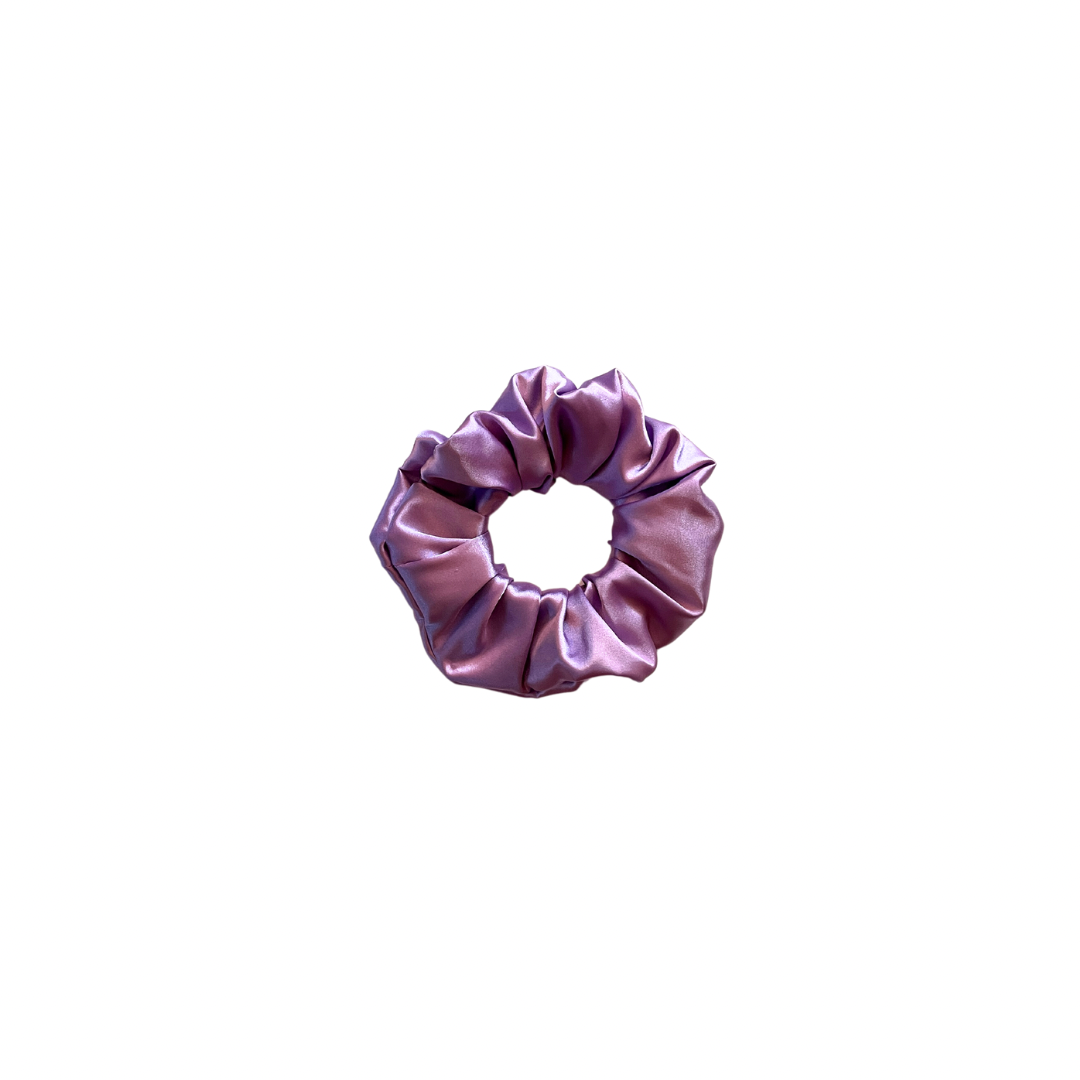 Lavender Satin Scrunchie- 3 Sizes