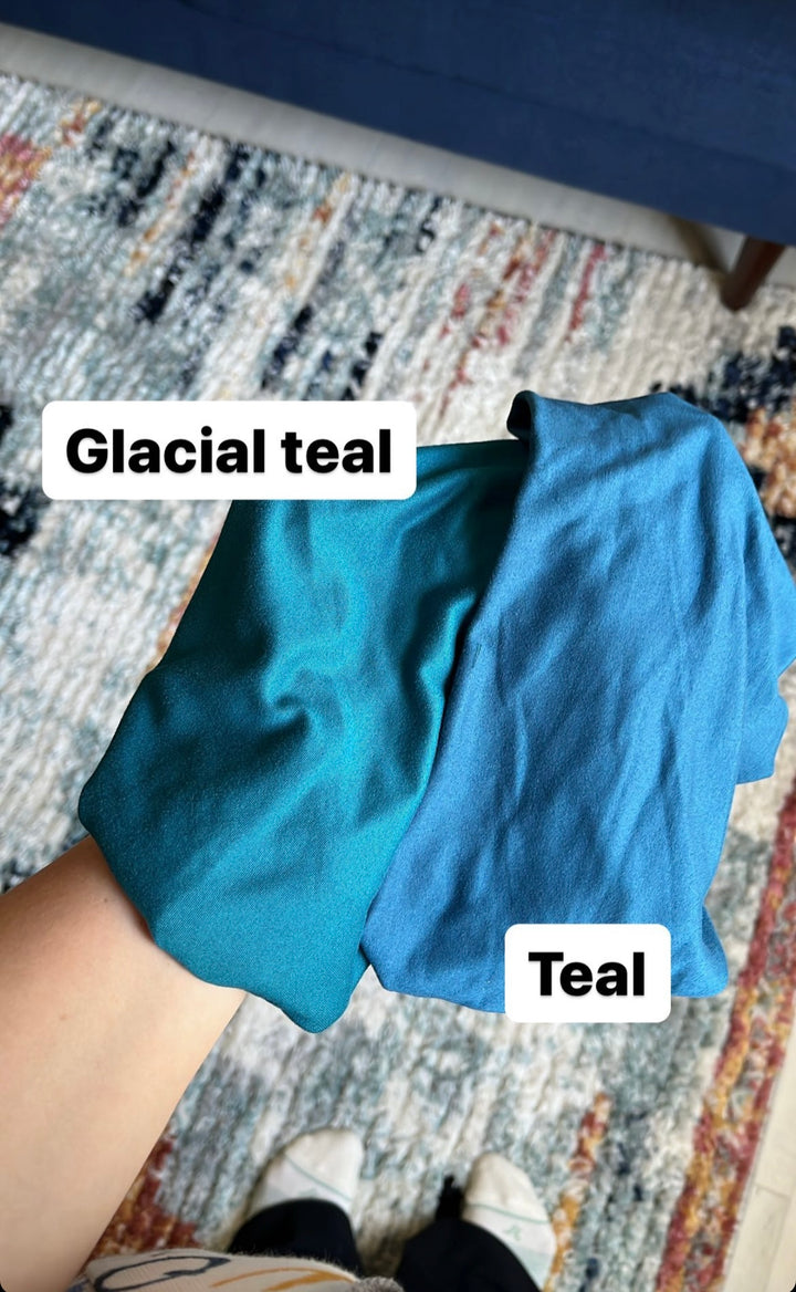 Glacier Teal Headband- 5 Styles