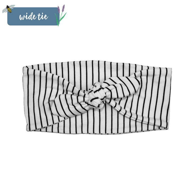 PREORDER: White Pin Stripe Headband- 6 styles