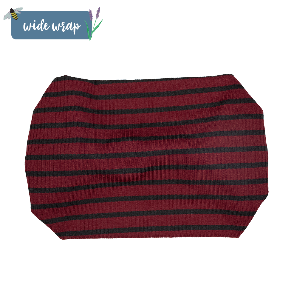 PREORDER: Burgundy Rib Stripe Headband- 6 styles