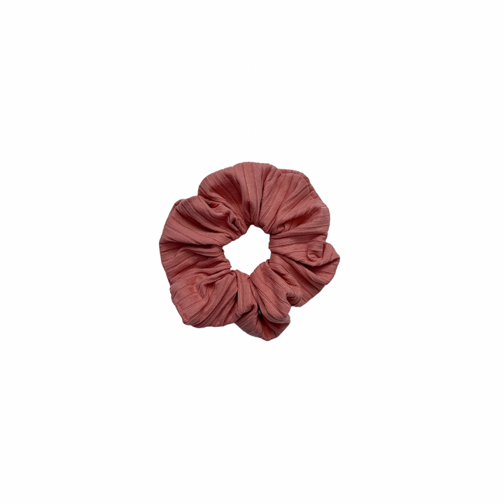 PREORDER: Blush Pink Ribbed Scrunchie