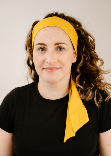 Mustard Scarf Tie
