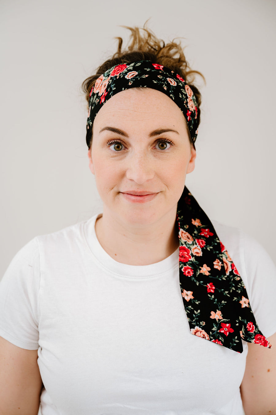 Rose Floral Scarf Tie