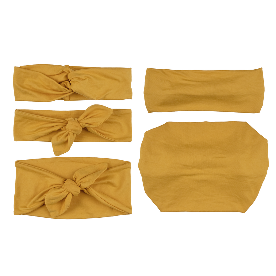 Sunflower Yellow Headband- 5 Styles